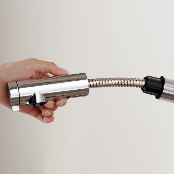 Vòi rửa chén Dây rút nóng lạnh Màu đen B050MD - Hình ảnh 2 - Vòi rửa cao cấp Kurashi