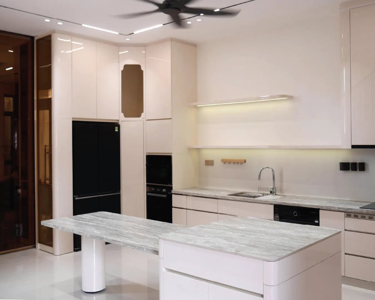 Thiết kế tổng thể của không gian bếp
