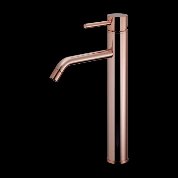 Vòi lavabo nóng lạnh dáng đứng L183BR màu đồng màu đồng – Kurashi
