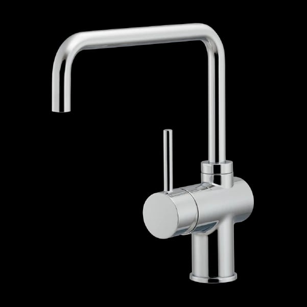 Vòi rửa chén cổ vuông xoay 360° B115CH màu chrome màu chrome – Kurashi
