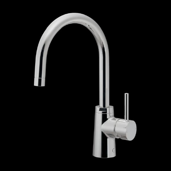 Vòi rửa chén dây rút nóng lạnh B138CH màu chrome màu chrome – Kurashi