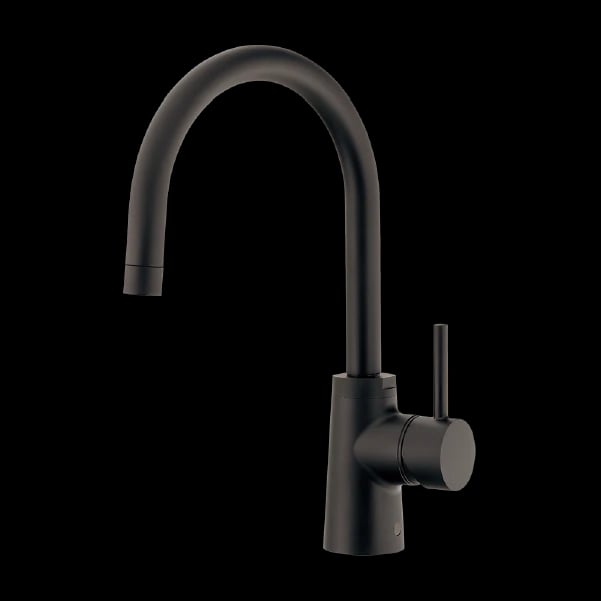 Vòi rửa chén dây rút nóng lạnh B138D màu đen màu đen – Kurashi